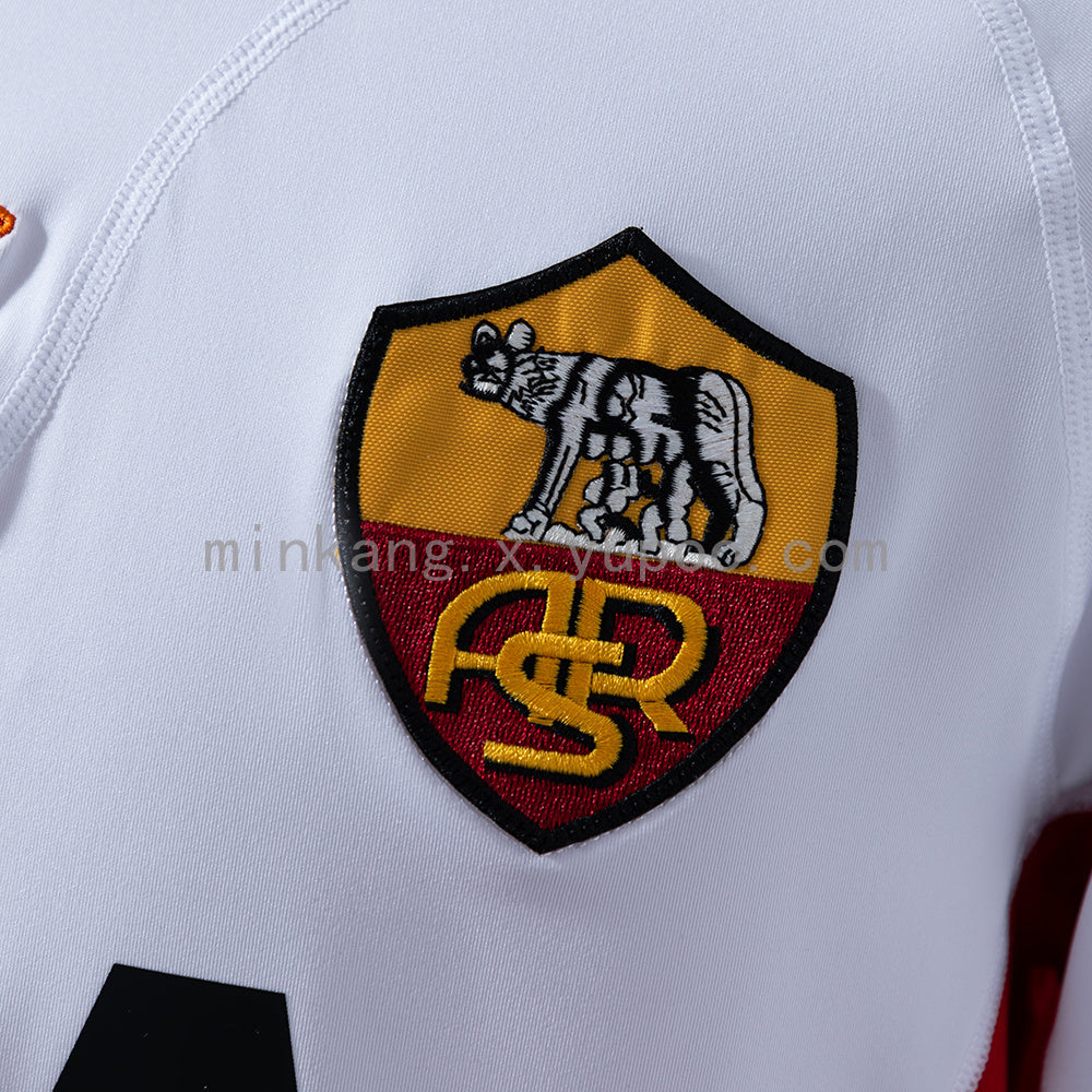 Roma 2001/02 Away Long Sleeve Retro Jersey S-XXL