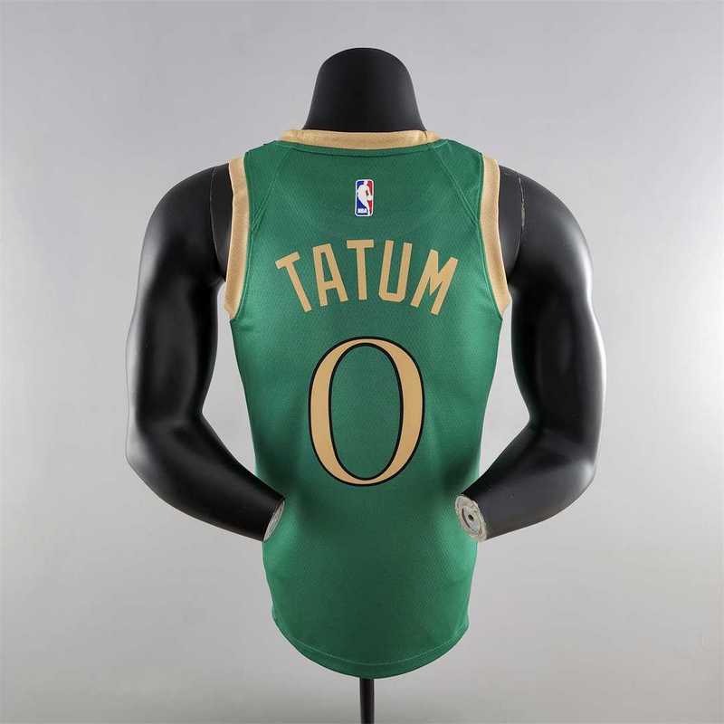 2020 Tatum #0 Boston Celtics City Edition Green NBA Jersey