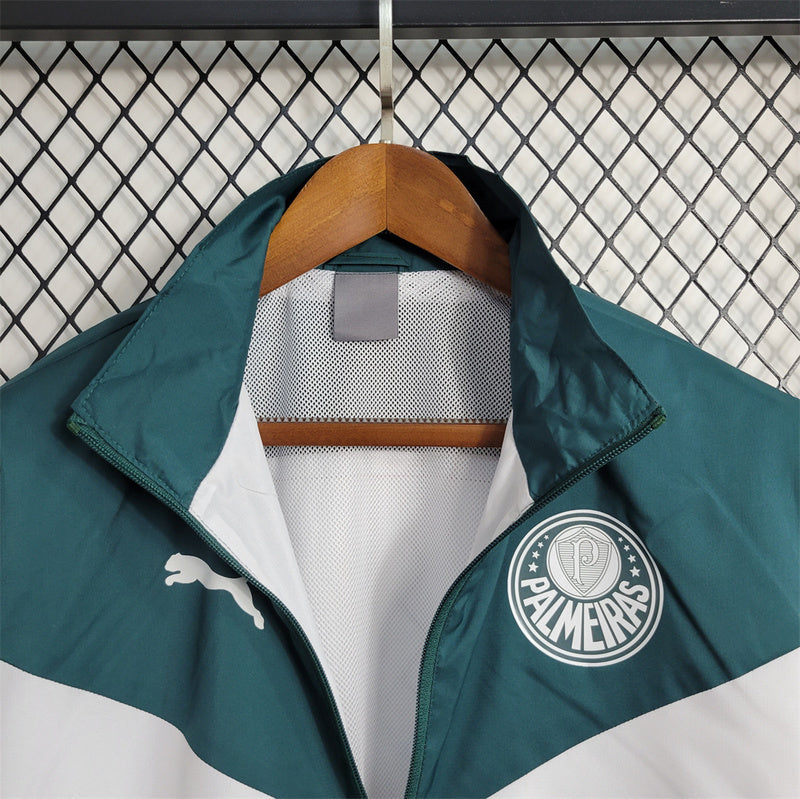 Palmeiras Windbreaker White-Green