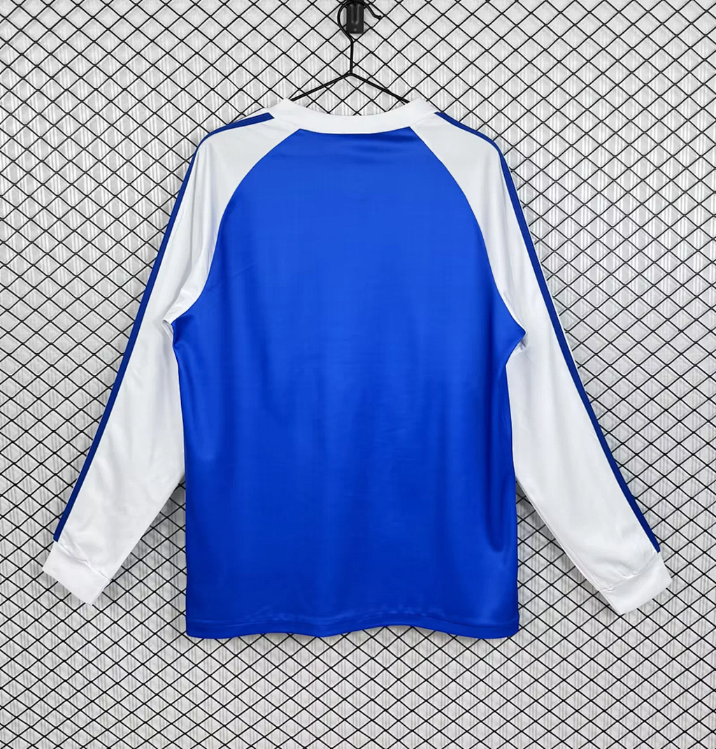 Retro 1978-89 Strasbourg home long sleeves soccer jersey size S-2XL