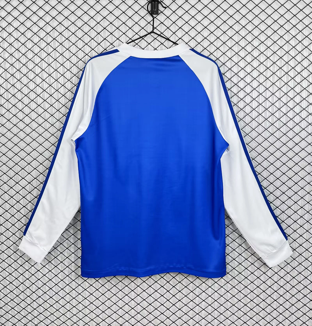 Retro 1978-89 Strasbourg home long sleeves soccer jersey size S-2XL