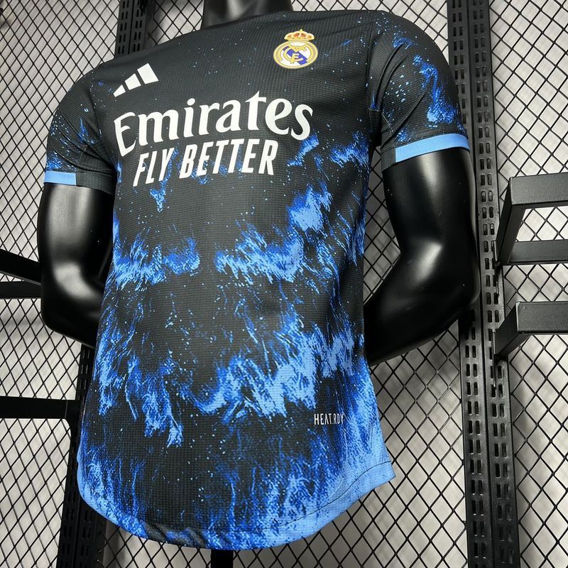 24-25 Real Madrid Ocean Blue Jersey Player Version