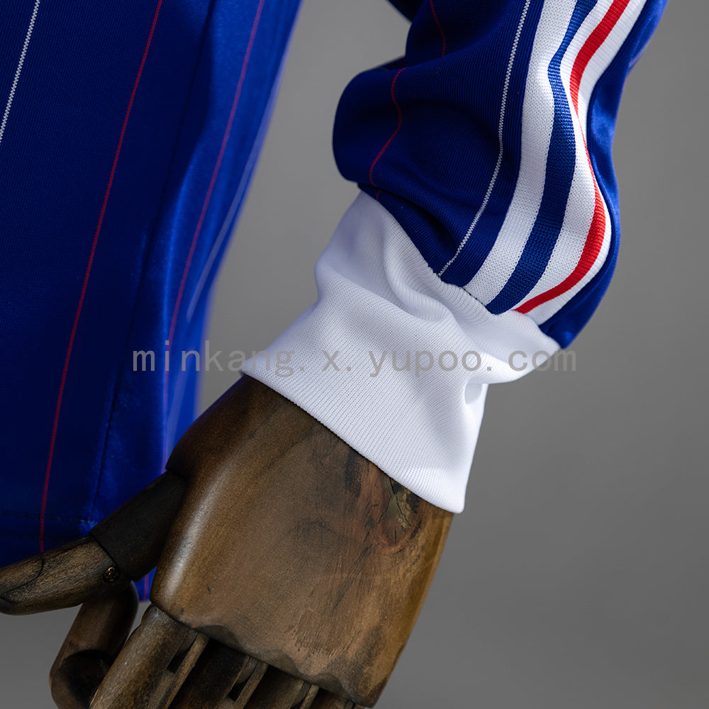 France 80/82 Home Long Sleeve Retro Jersey S-XXL