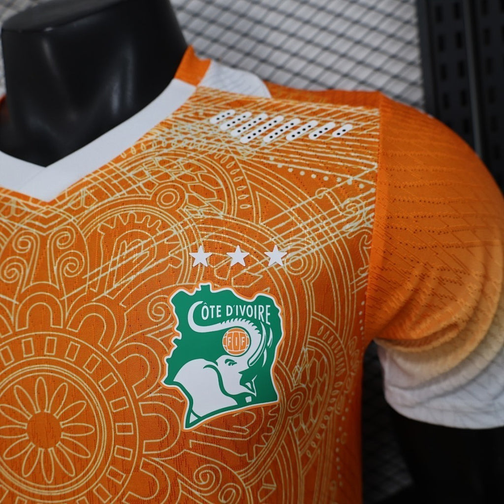 Cote d Ivoire 2026 World Cup Special Edition Orange Jersey Player Version S-XXL