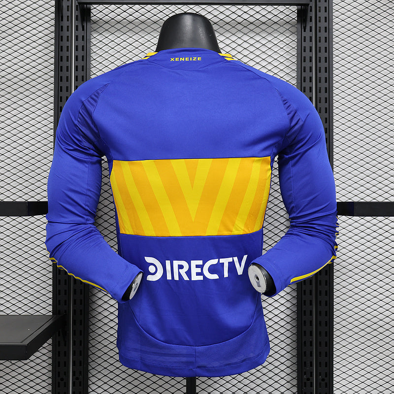 24-25 Boca home long sleeve player version jersey