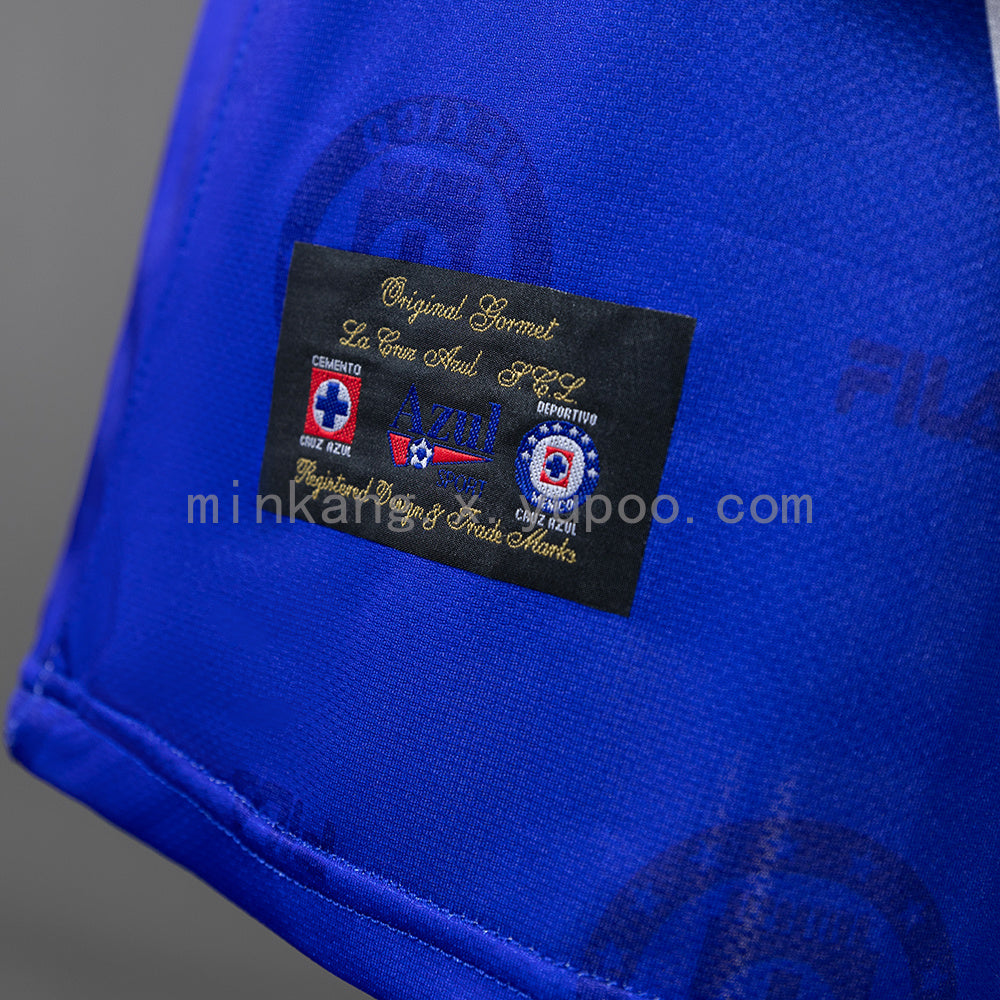 Cruz Azul 1998 Home Long-Sleeve Retro Jersey S-XXL