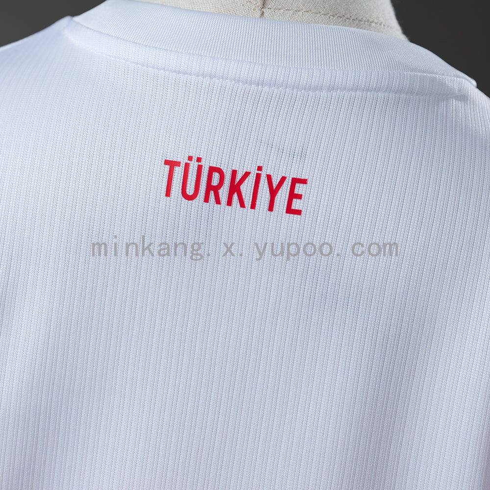 Turkey 2026 Home Kids Kit Jersey Size 16-28
