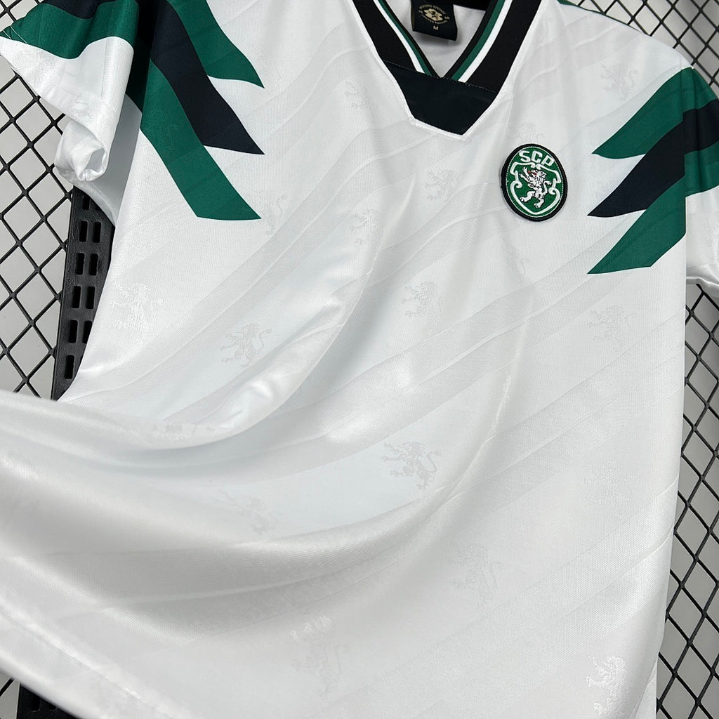 Mens Sporting Lisbon CP 2025/26 White Special Retro Jersey