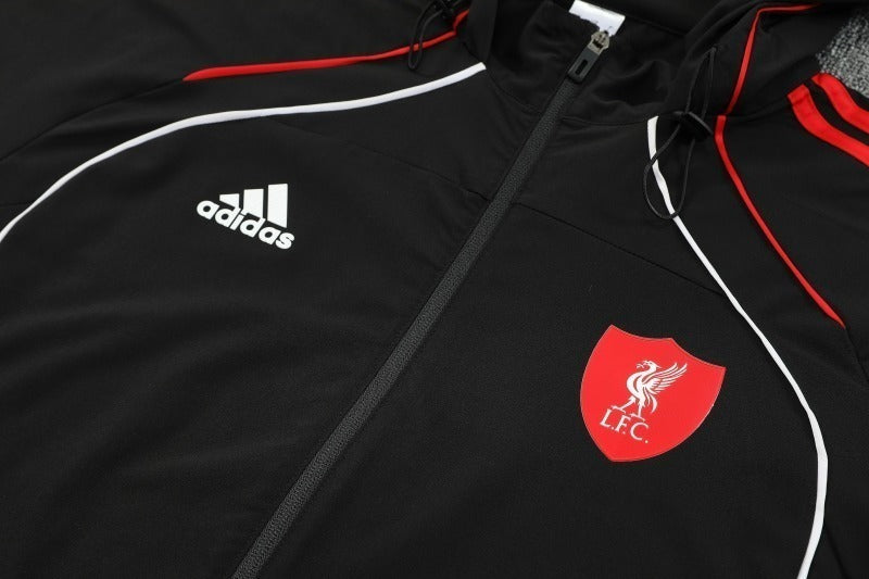 Liverpool 2025/26 Black Windbreaker suit S-2XL