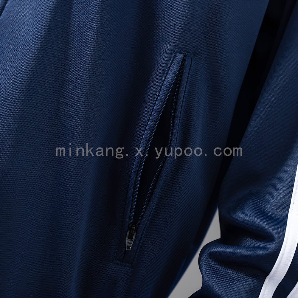 Oasis Flamingo Track Jacket - Navy Blue S-XXL