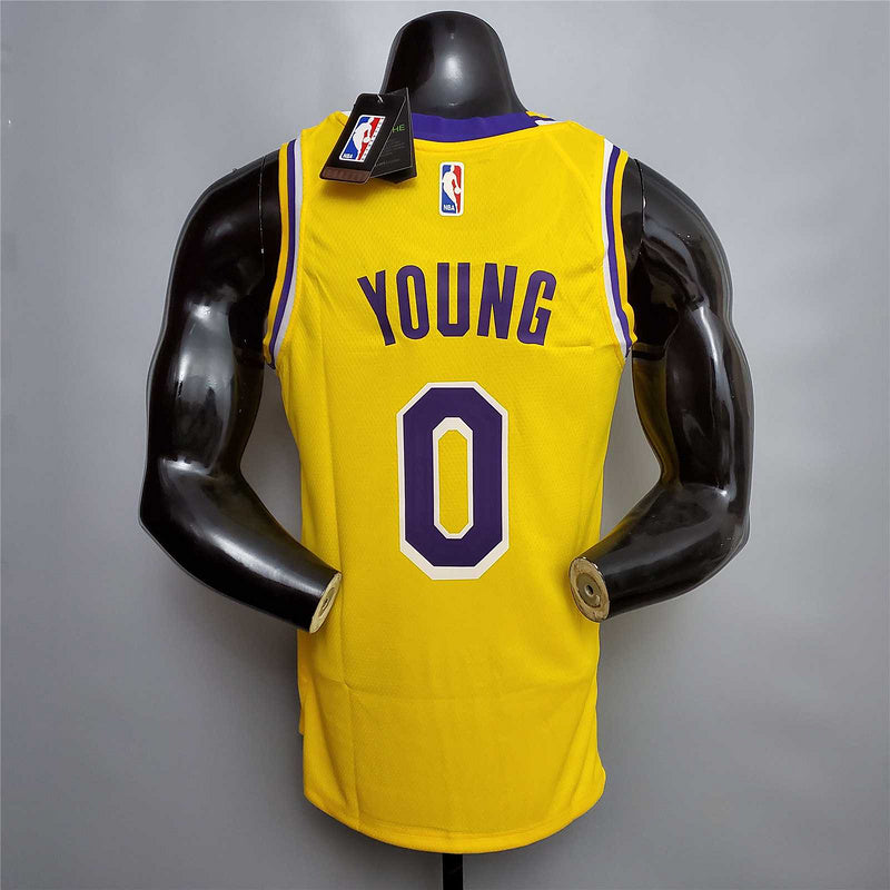 YOUNG #0 Lakers yellow