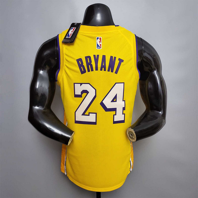 Bryant #24 Lakers V-neck City Edition yellow