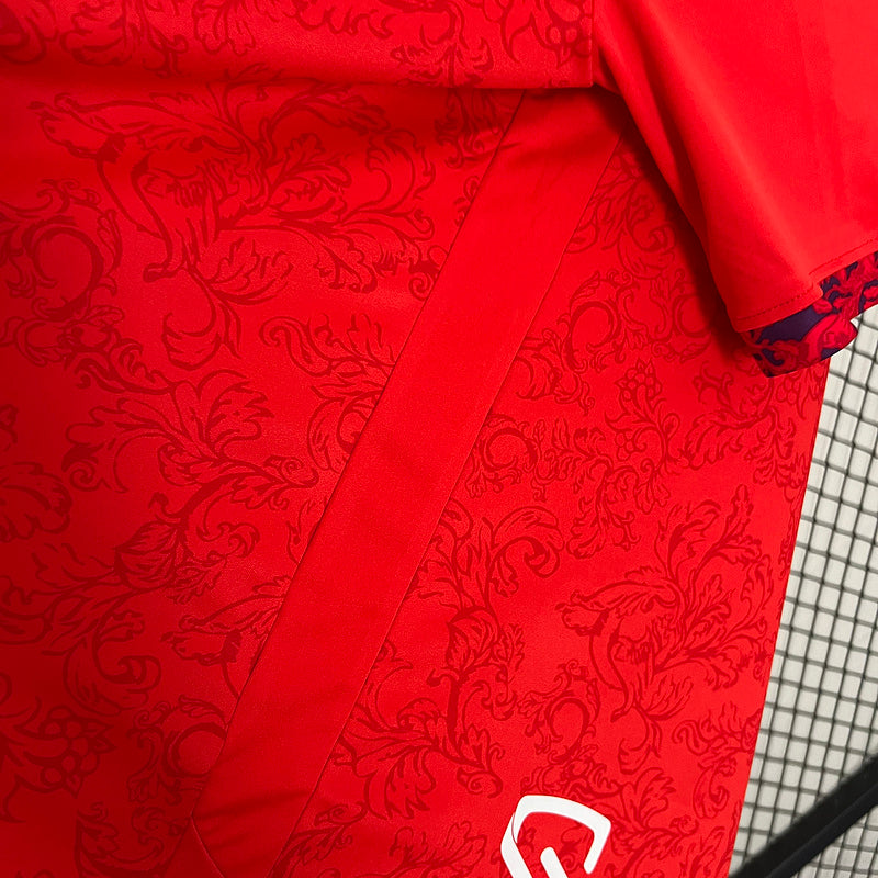 24-25 Sevilla away red soccer jersey