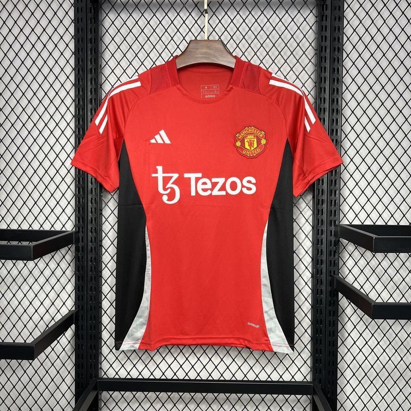 24-25 Manchester United Red Pre-match training Jersey