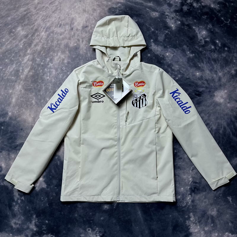 25-26 Santos white windbreaker