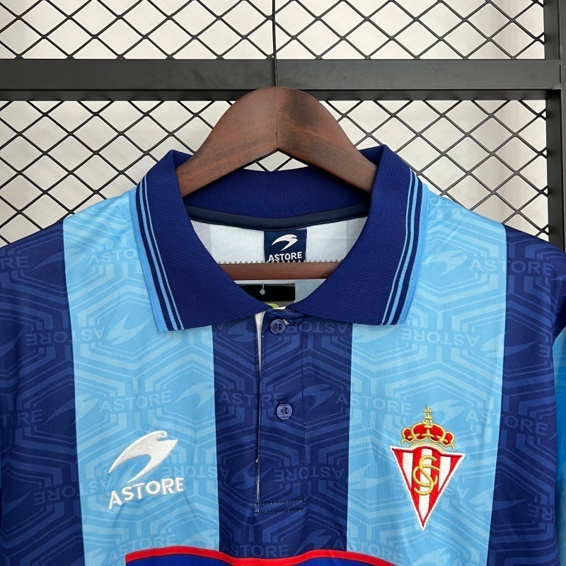02-03 Sporting Gijon Third Away Retro Jersey S-XXL