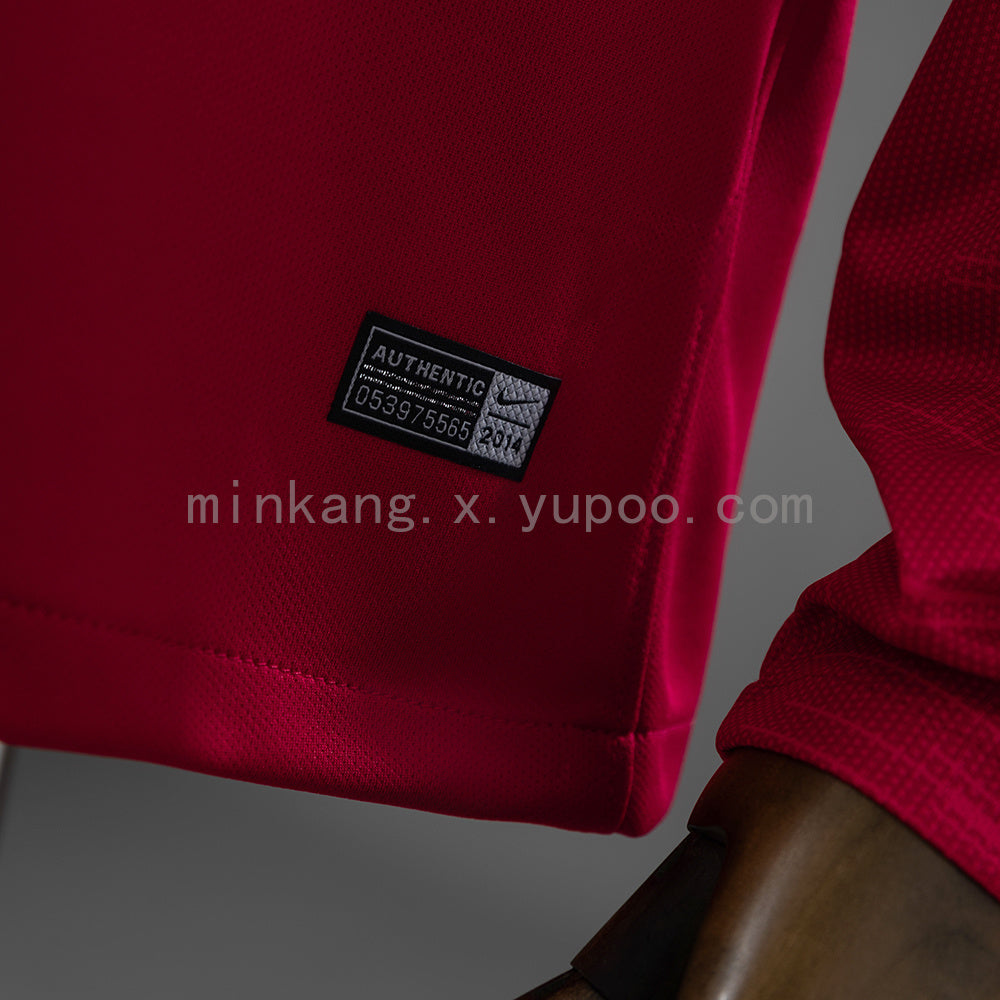 Portugal 2018 Home Long-Sleeved Retro Jersey S-XXL