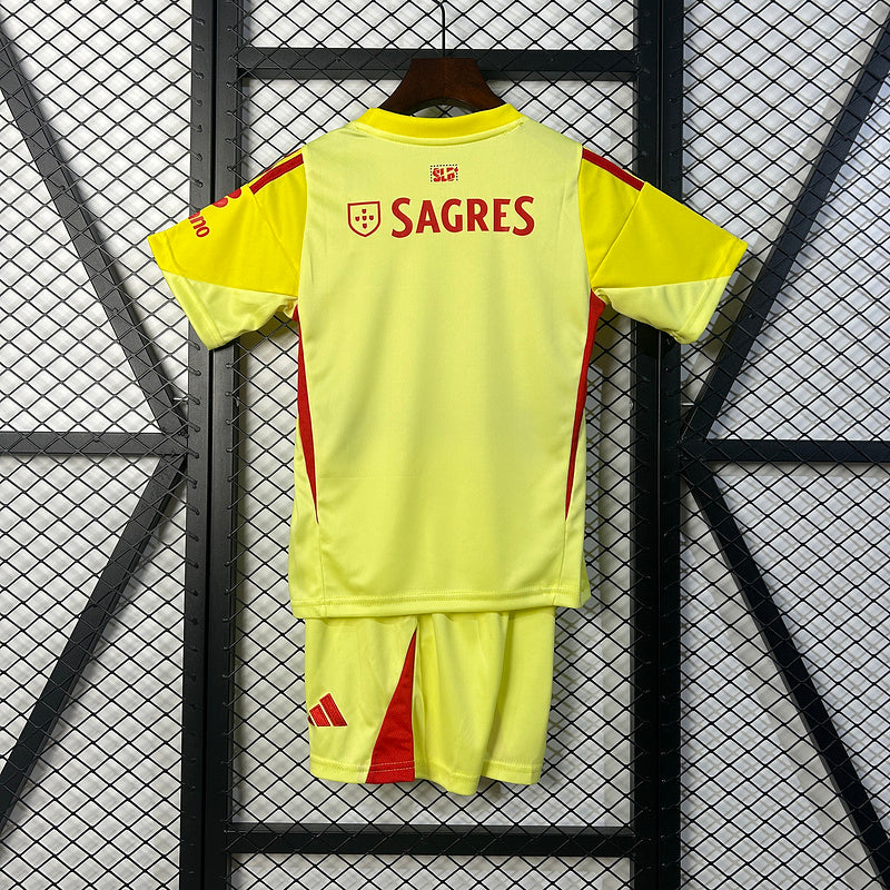 25-26 Benfica yellow goalkeeper kid kit
