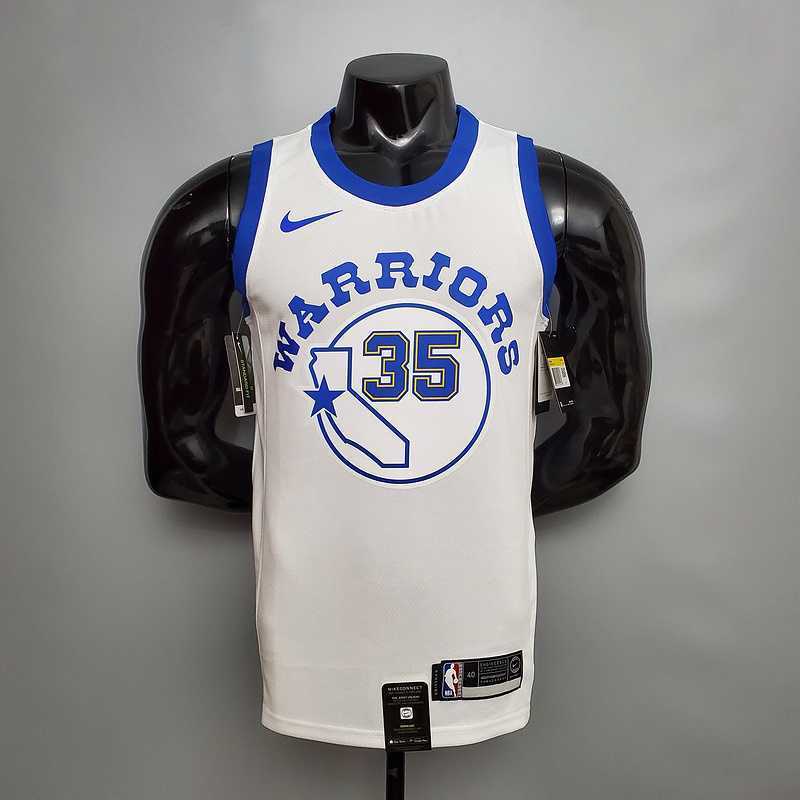 Retro version DURANT#35 Golden State Warriors white