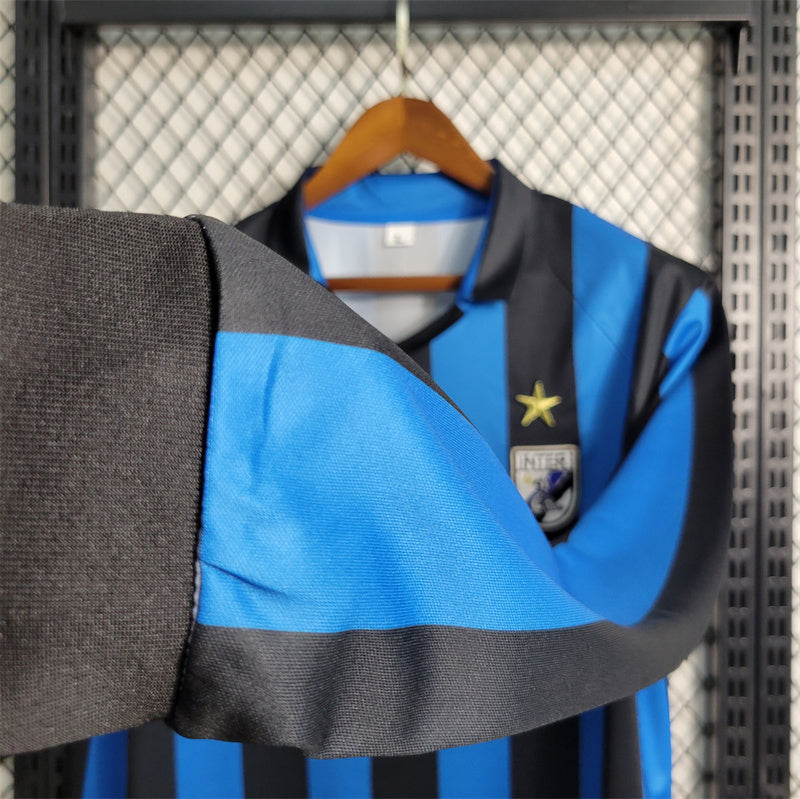 Retro 1988 International Milan home long-sleeved Size S-XXL