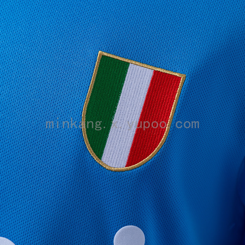 Retro Long Sleeve Napoli 87/88 Home S-XXL