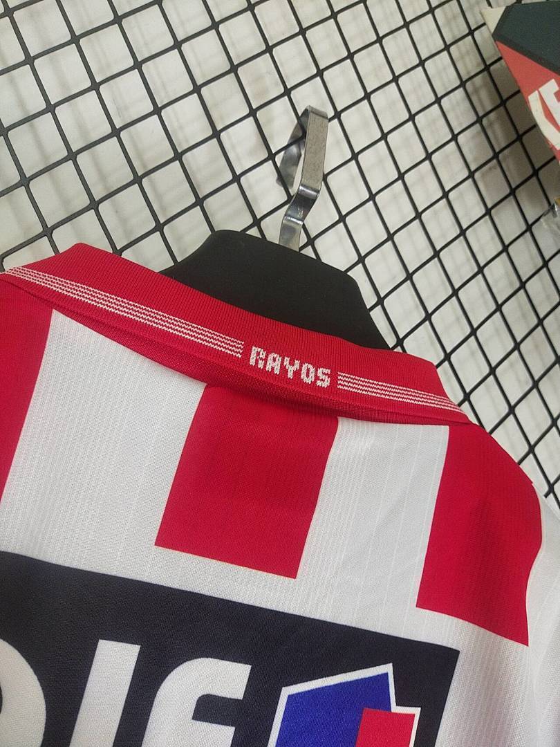 Retro 1995/96 Necaxa home soccer jersey size S-2XL