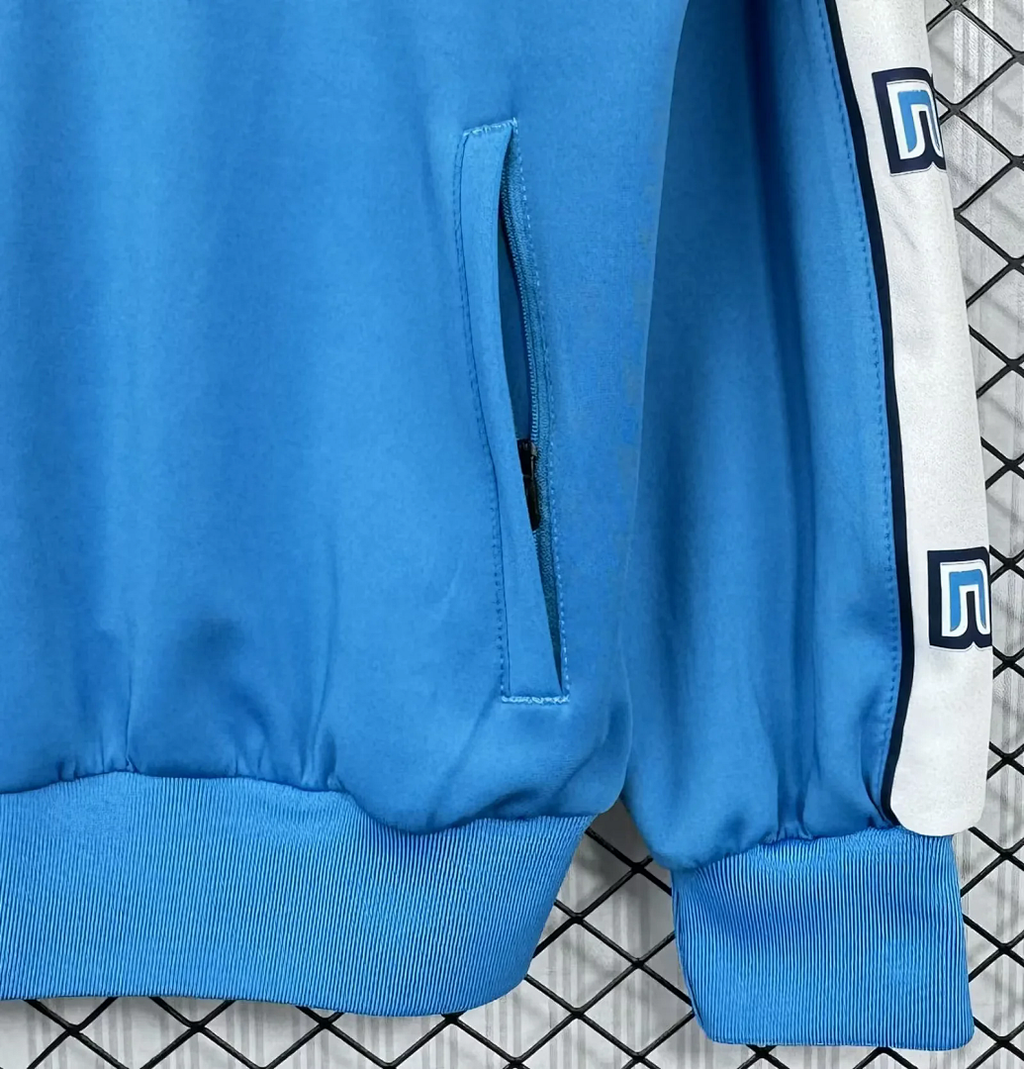 Retro 1988-89 Napoli blue jacket size S-2XL