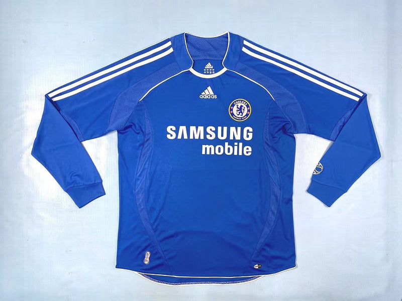 06-07 Chelsea home retro long sleeve jersey