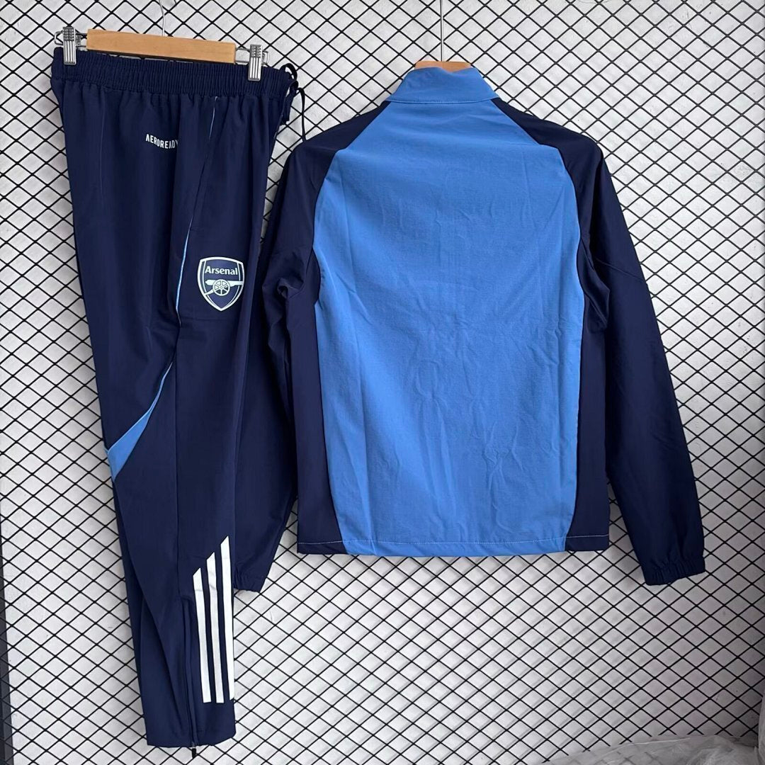 Arsenal 2025/26 Blue Windbreaker Suit Size S-2XL
