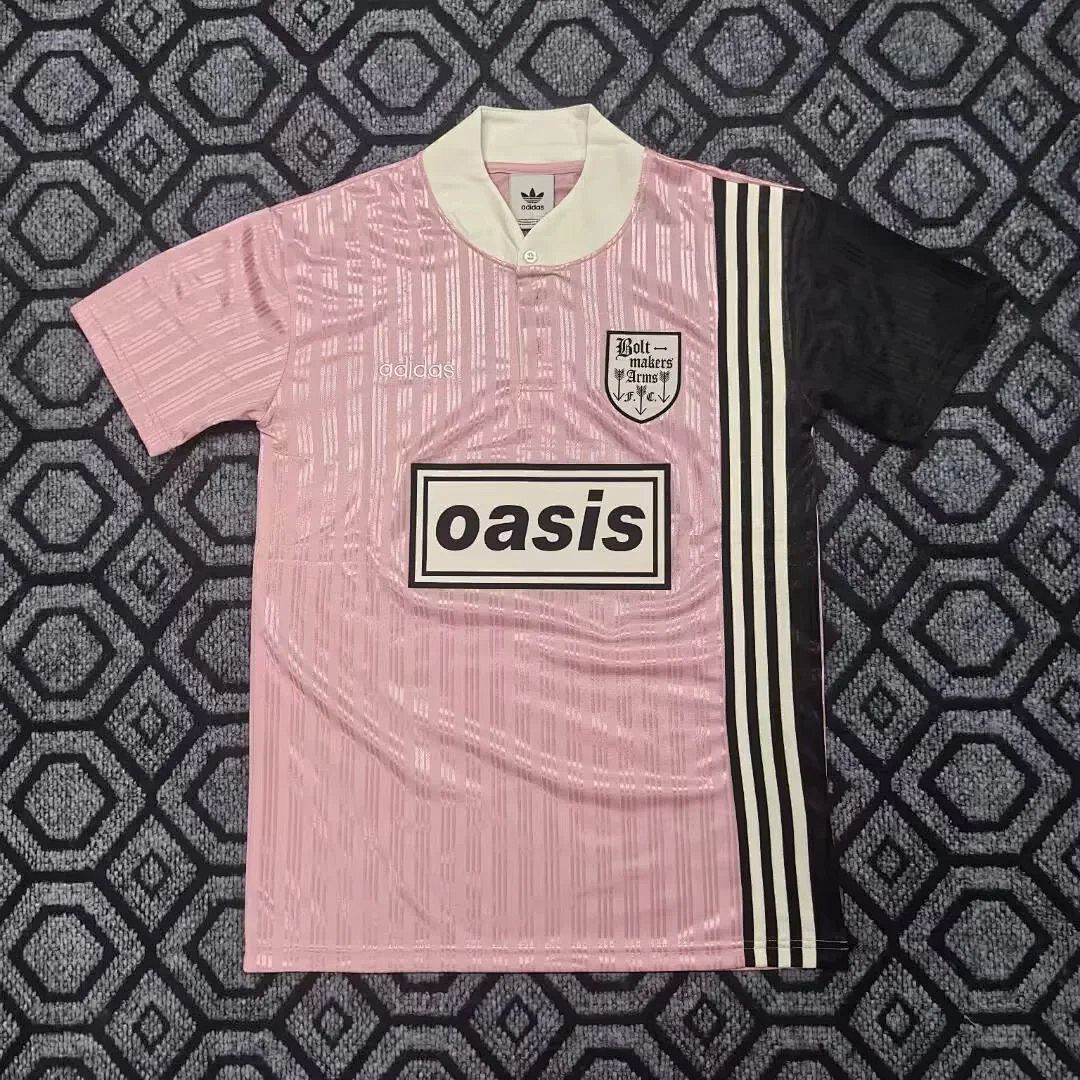 Retro 96 AD Originals x Oasis Tour Jacquard pink Jersey size S-4XL