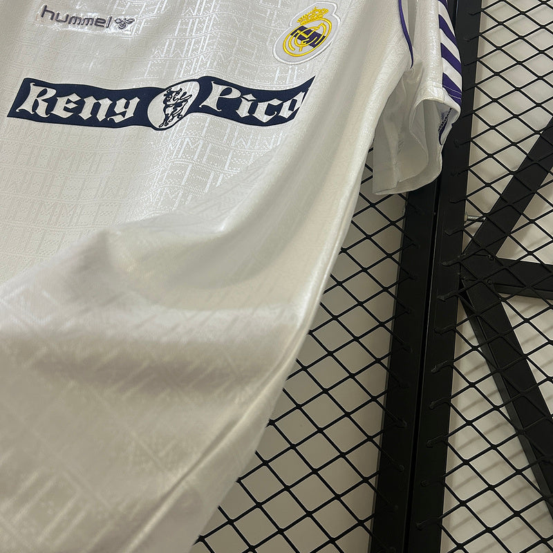 89-90 Real Madrid home retro jersey