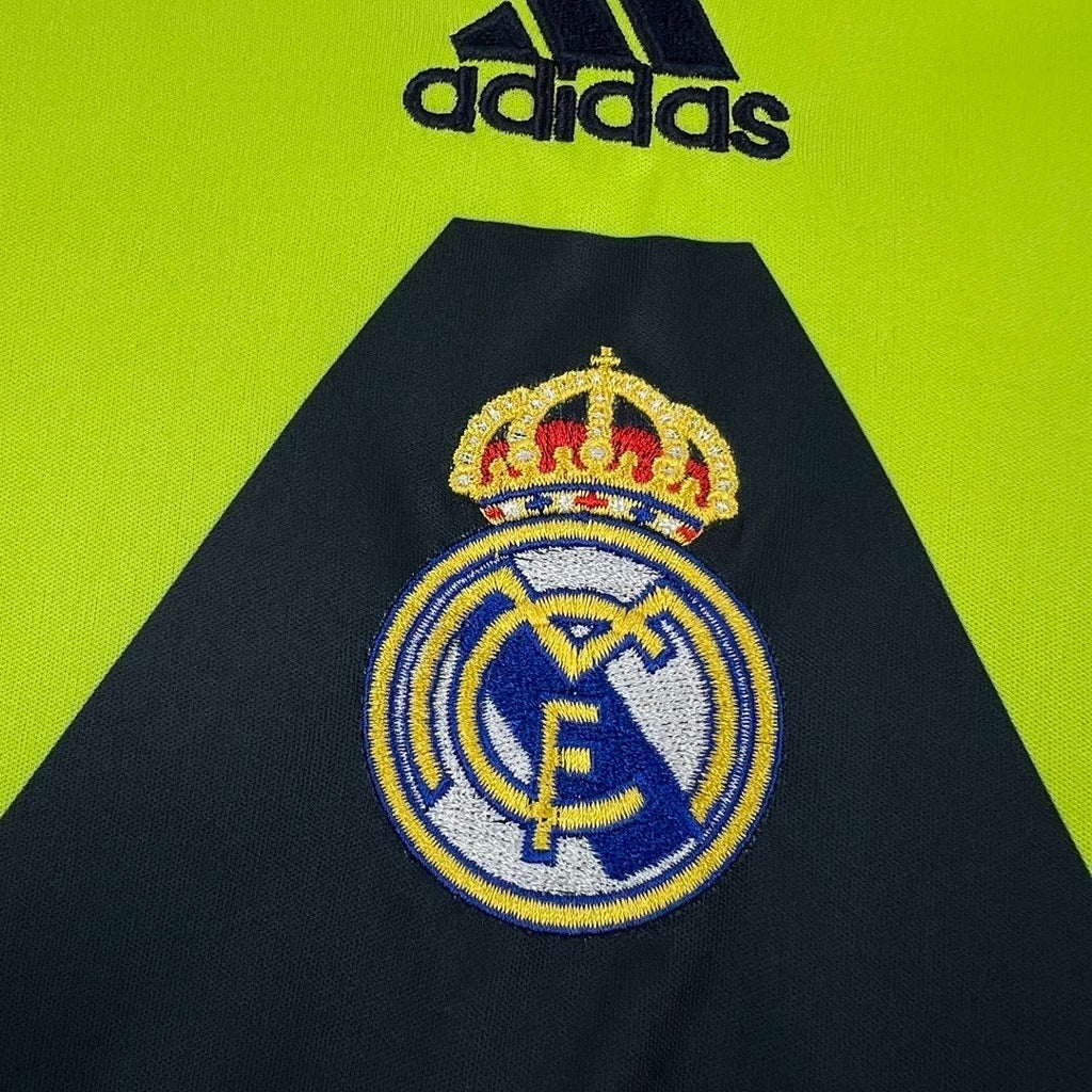 Retro Real Madrid 1999/00 Goalkeeper Long Sleeve Jersey S-2XL
