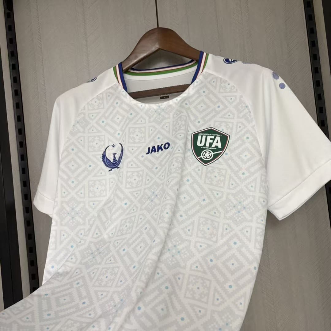 Uzbekistan 2026 World Cup White Jersey S-XXL