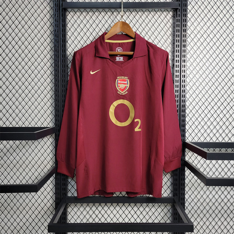05-06 Arsenal home long sleeve