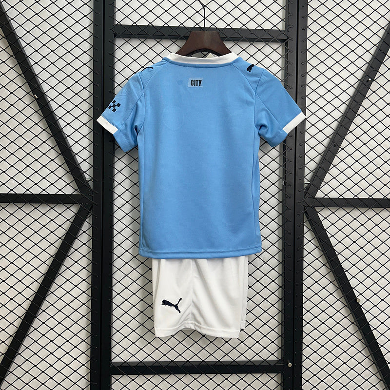 25-26 Manchester City home kid kit