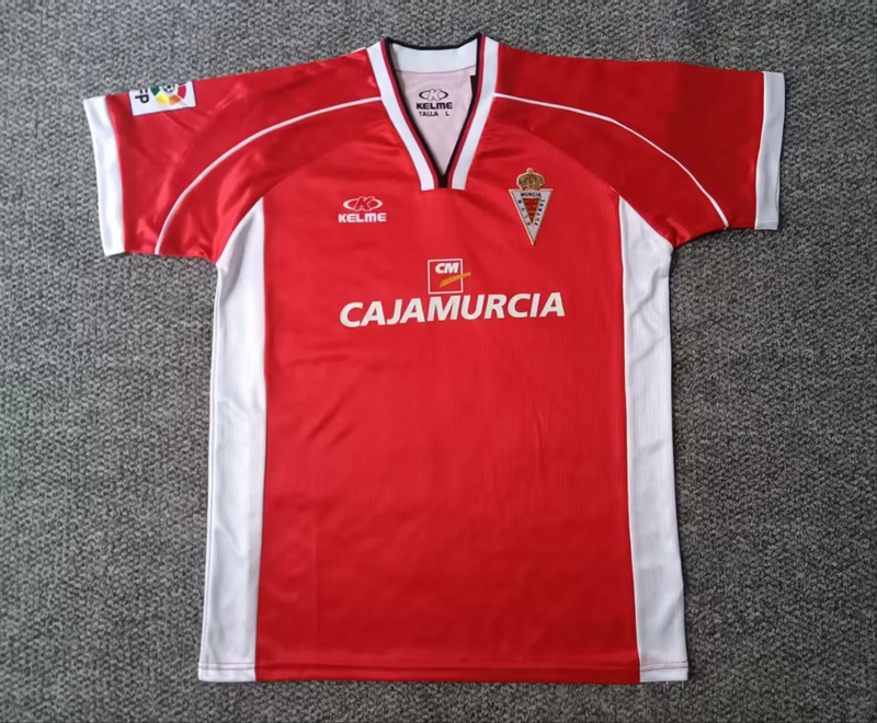 99-01 Real Murcia home retro red soccer jersey size S-2XL