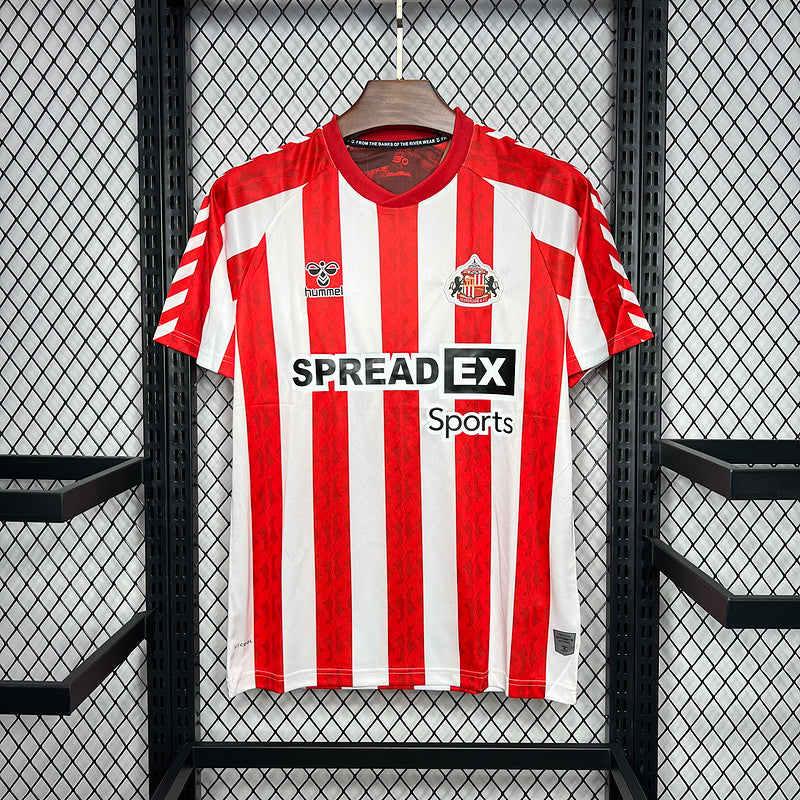 24-25 Sunderland home soccer jersey
