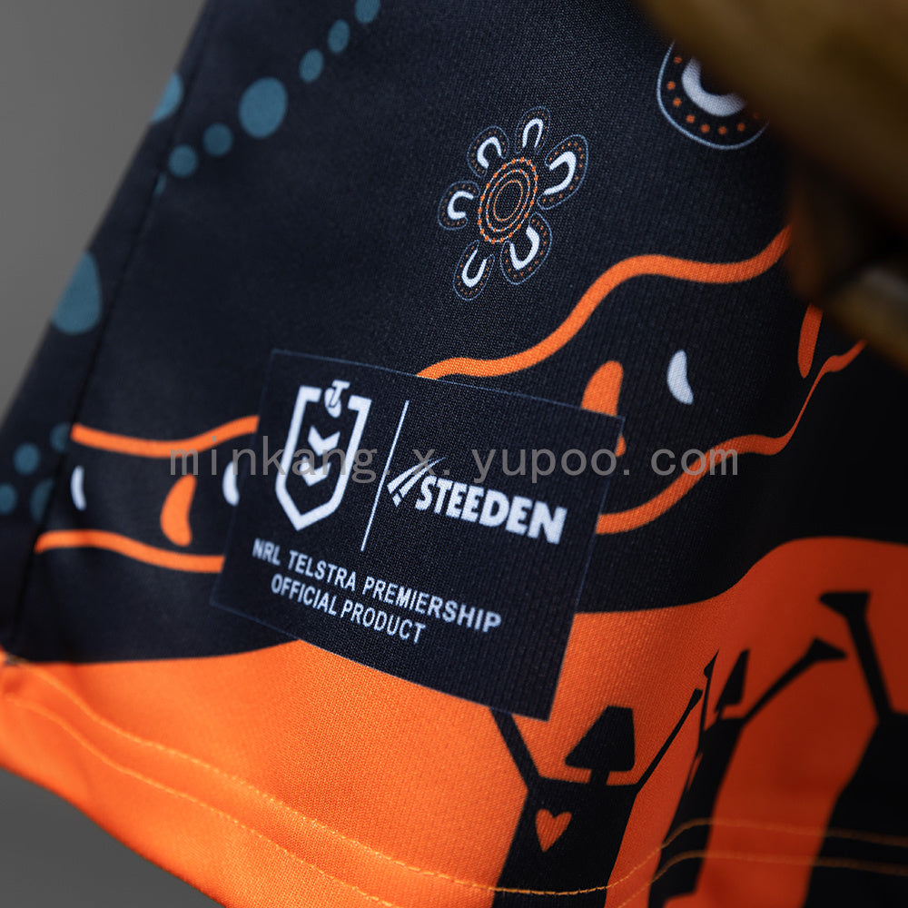 NRL West Tigers 2025 Indigenous Jersey S-5XL