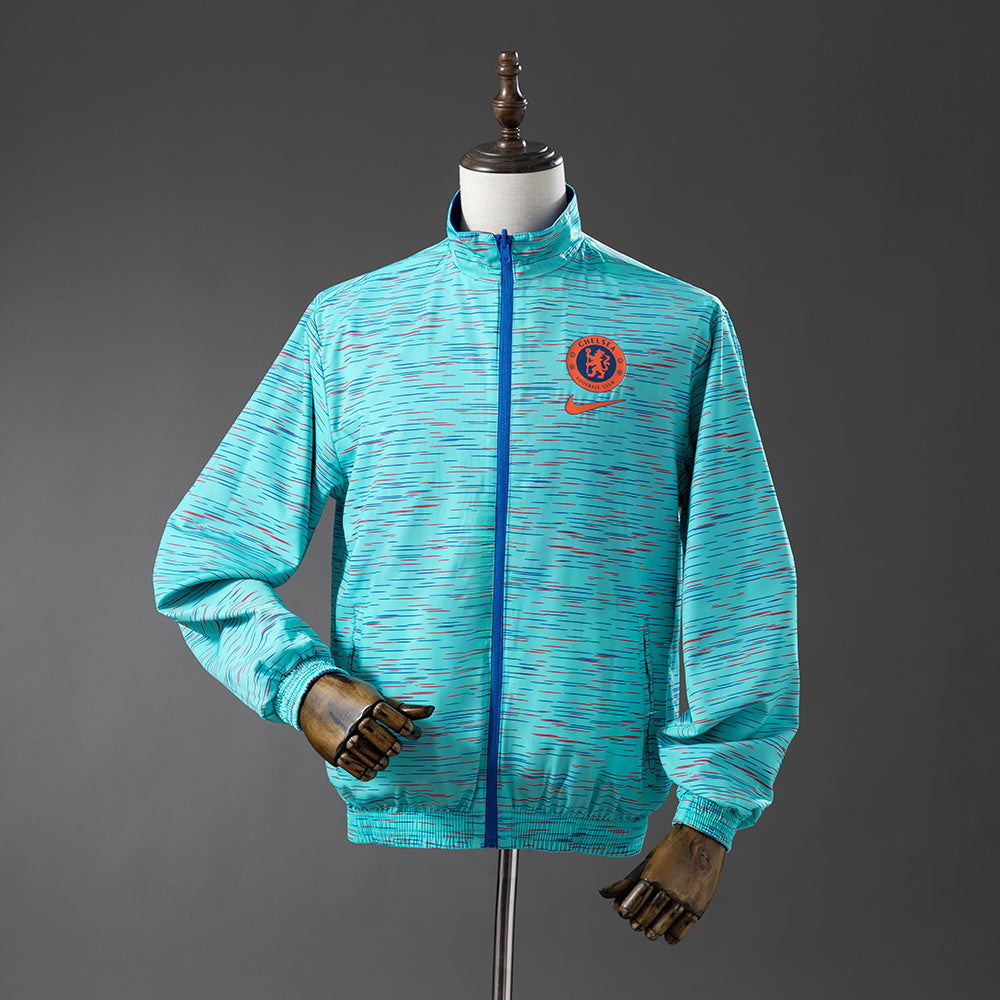 Chelsea Reversible Jacket Windbreaker - Blue &amp; Sky Blue S-XXL
