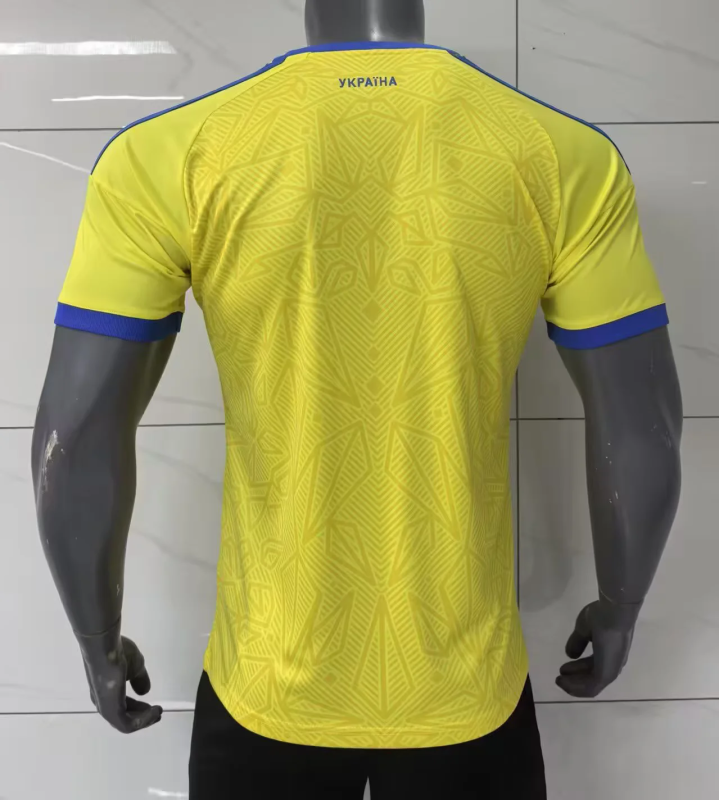 Ukraine 2026 Home soccer jersey size S-4XL