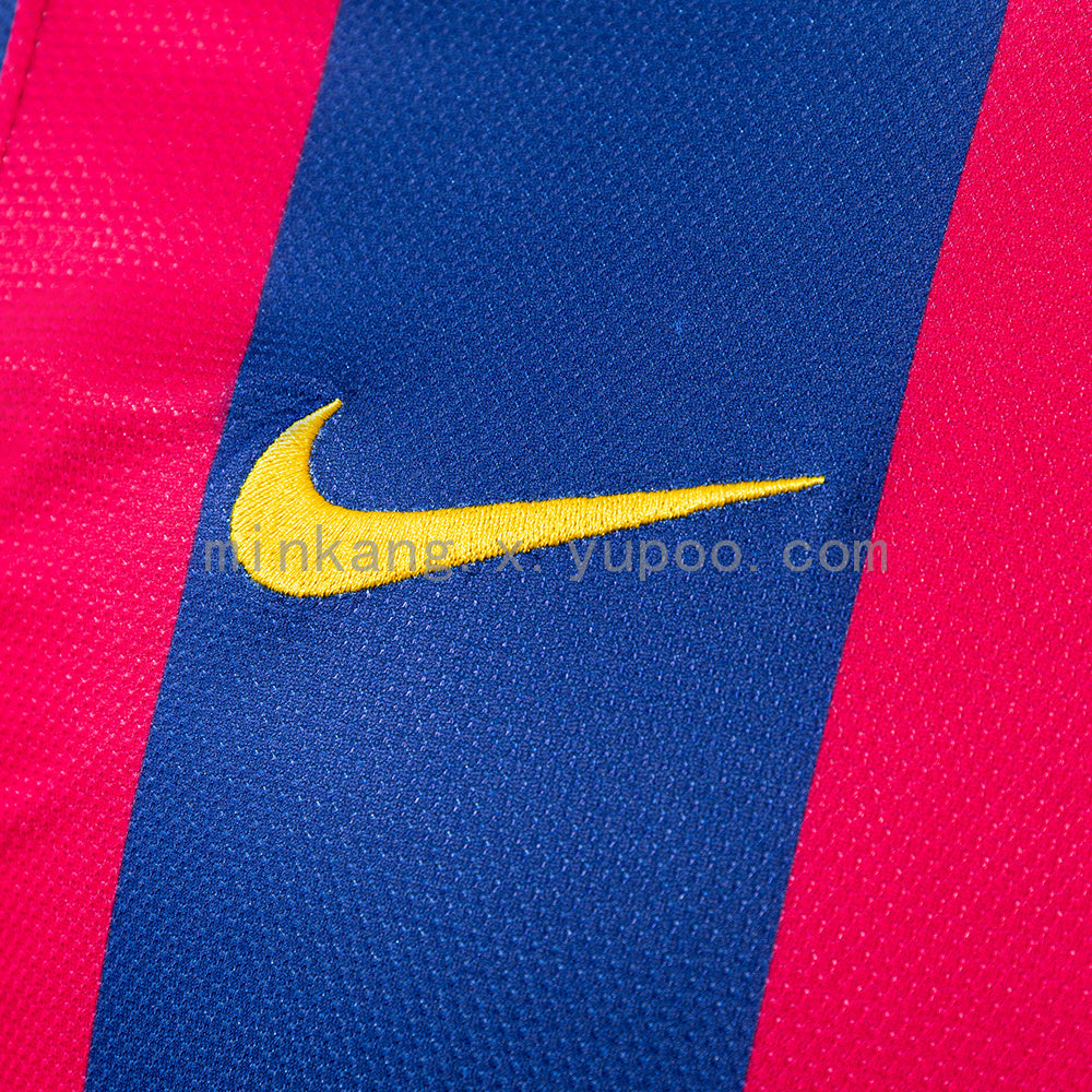 Barcelona 2014/15 Home Long Sleeve Retro Jersey S-XXL