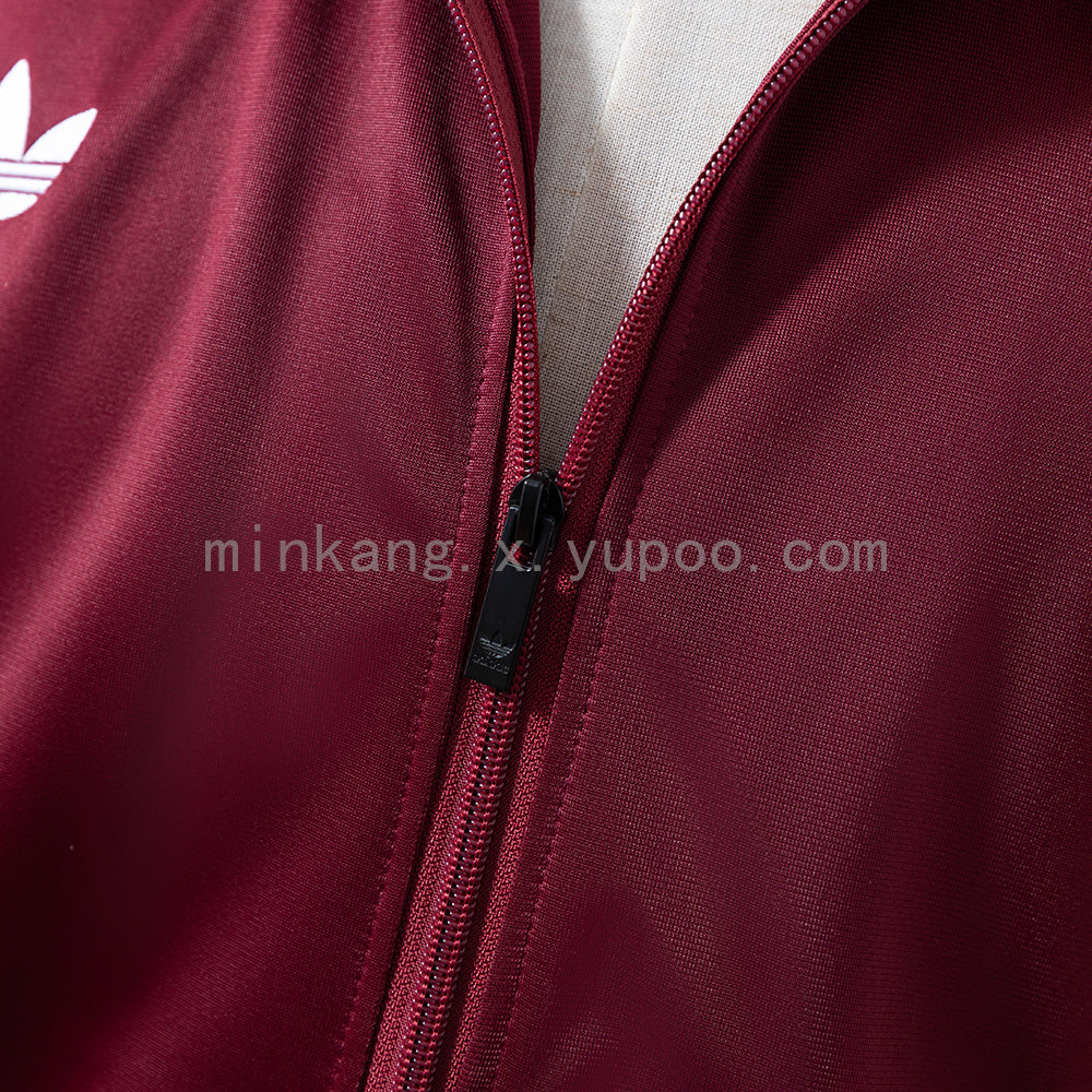Oasis Flamingo Track Jacket - Burgundy S-XXL