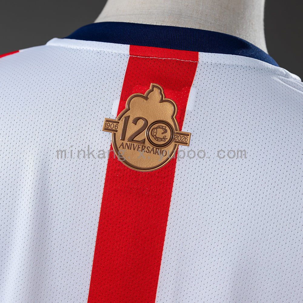 Chivas de Guadalajara 120 Aniversario Jersey S-4XL