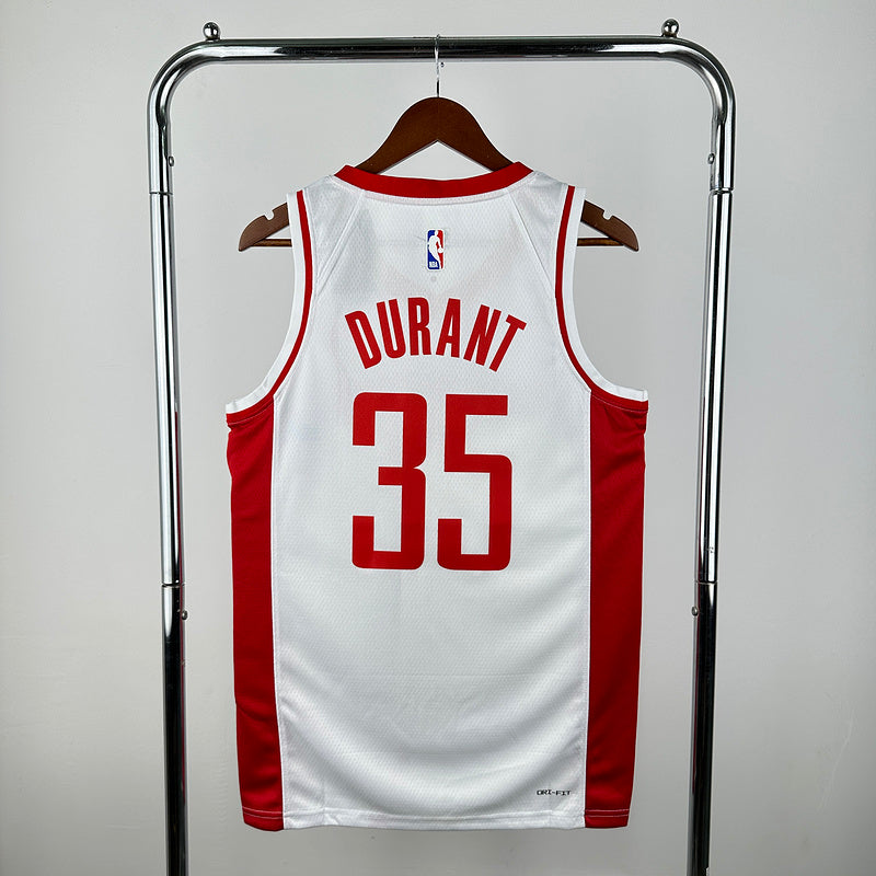 Houston Rockets 2025 White DURANT #35
