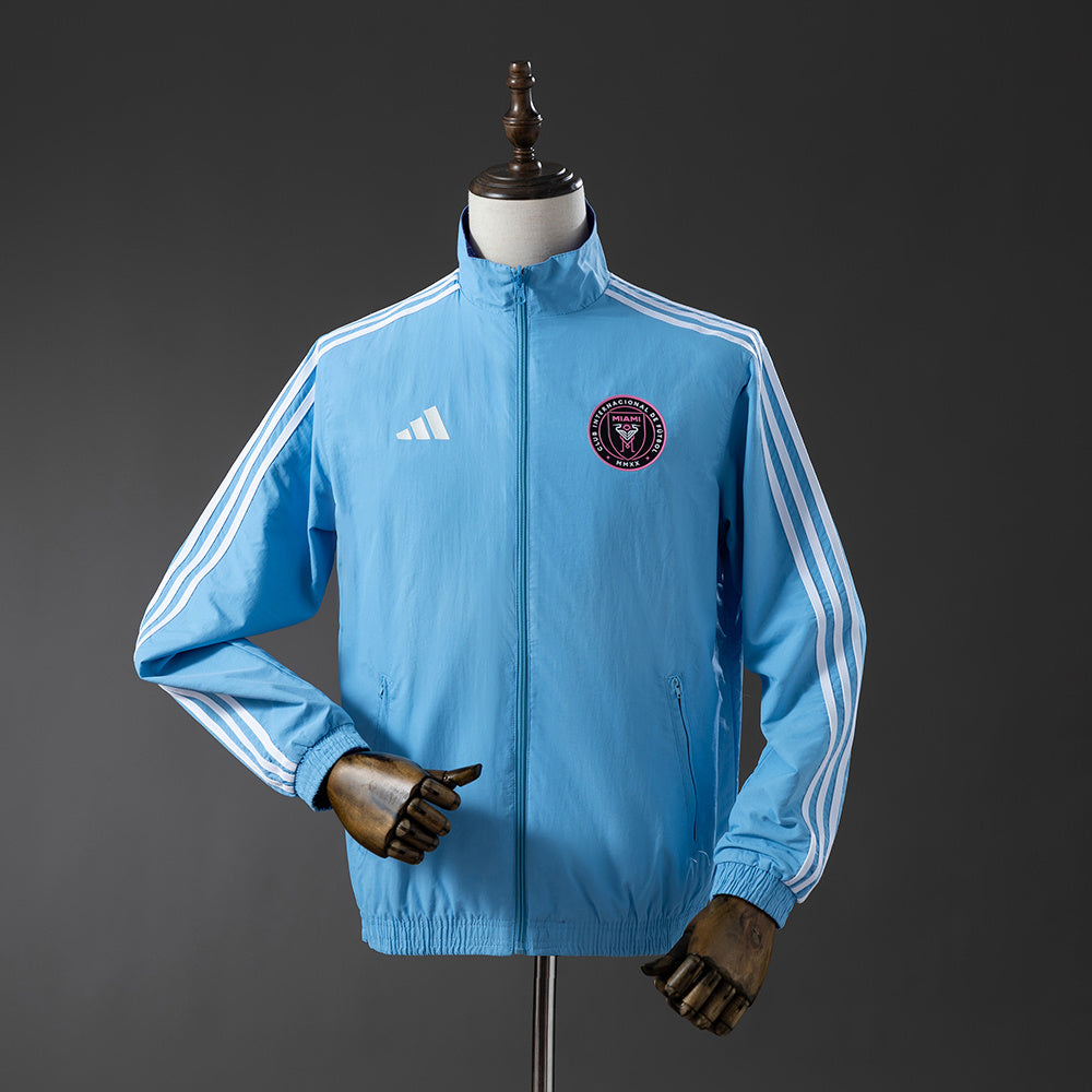 Inter Miami Reversible Anthem Jacket Windbreaker - Blue-Purple S-XXL