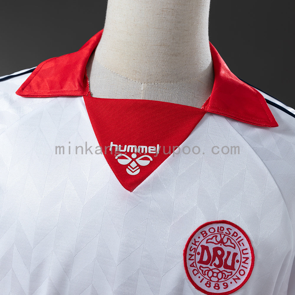 Retro Denmark 1988 Away S-XXL