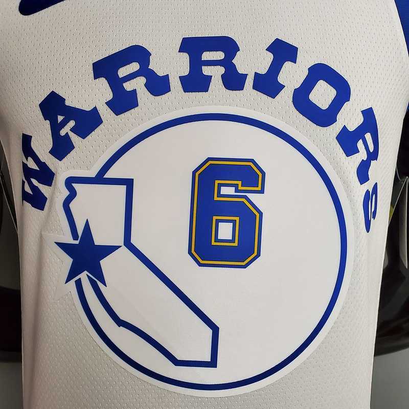 Retro version YOUNG#6 Golden State Warriors white