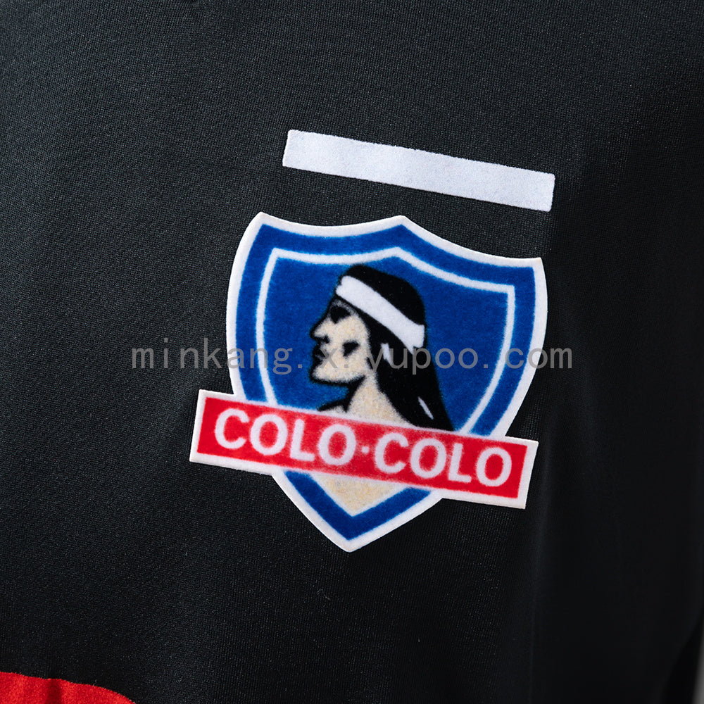 Retro long sleeve colo colo 1991 black S-XXL