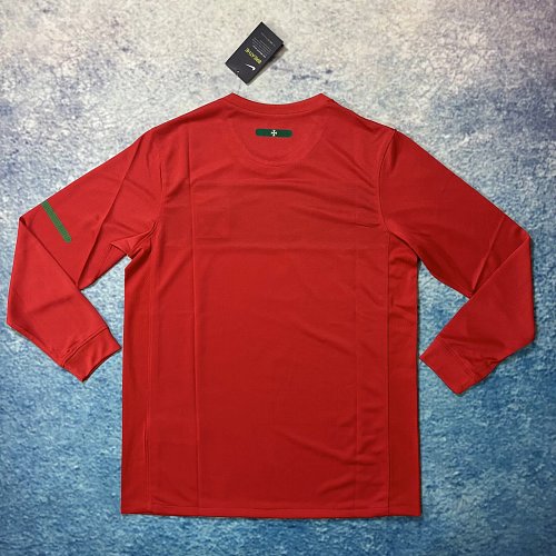 2010 Portugal Home Long sleeve S-2XL — Jsonwang 26/27