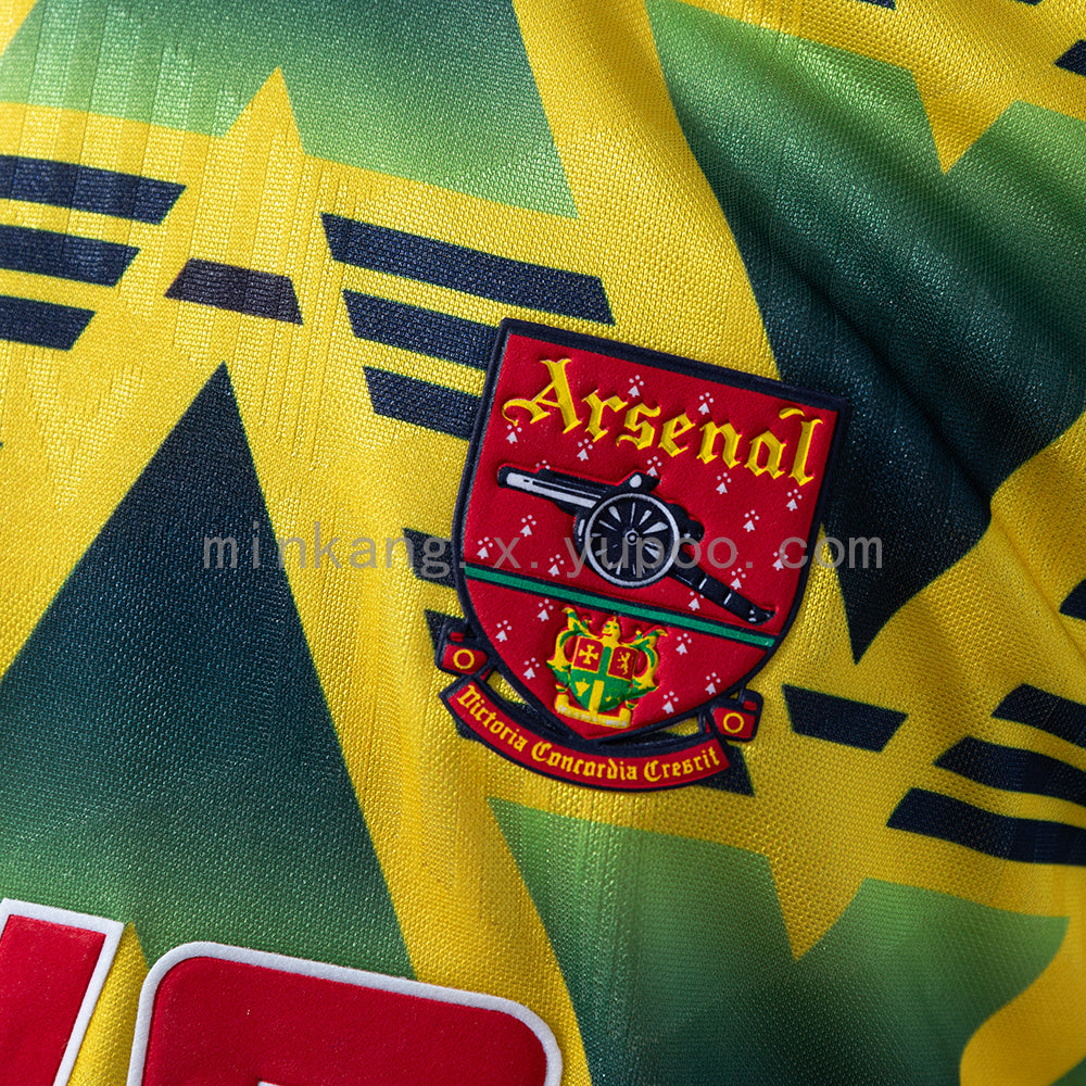 Retro Long Sleeve Arsenal 91/93 Away S-XXL